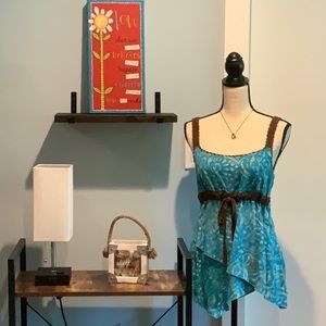 Santiki rayon asymmetrical camisole.